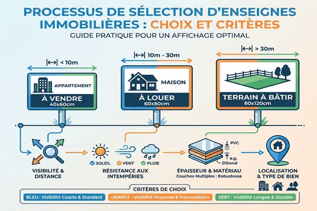 Panneau immobilier - méthode professionnelle pour faire le bon choix Panneau immobilier - méthode professionnelle pour faire le bon choix