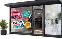 Autocollants pour vitrine personnalisés